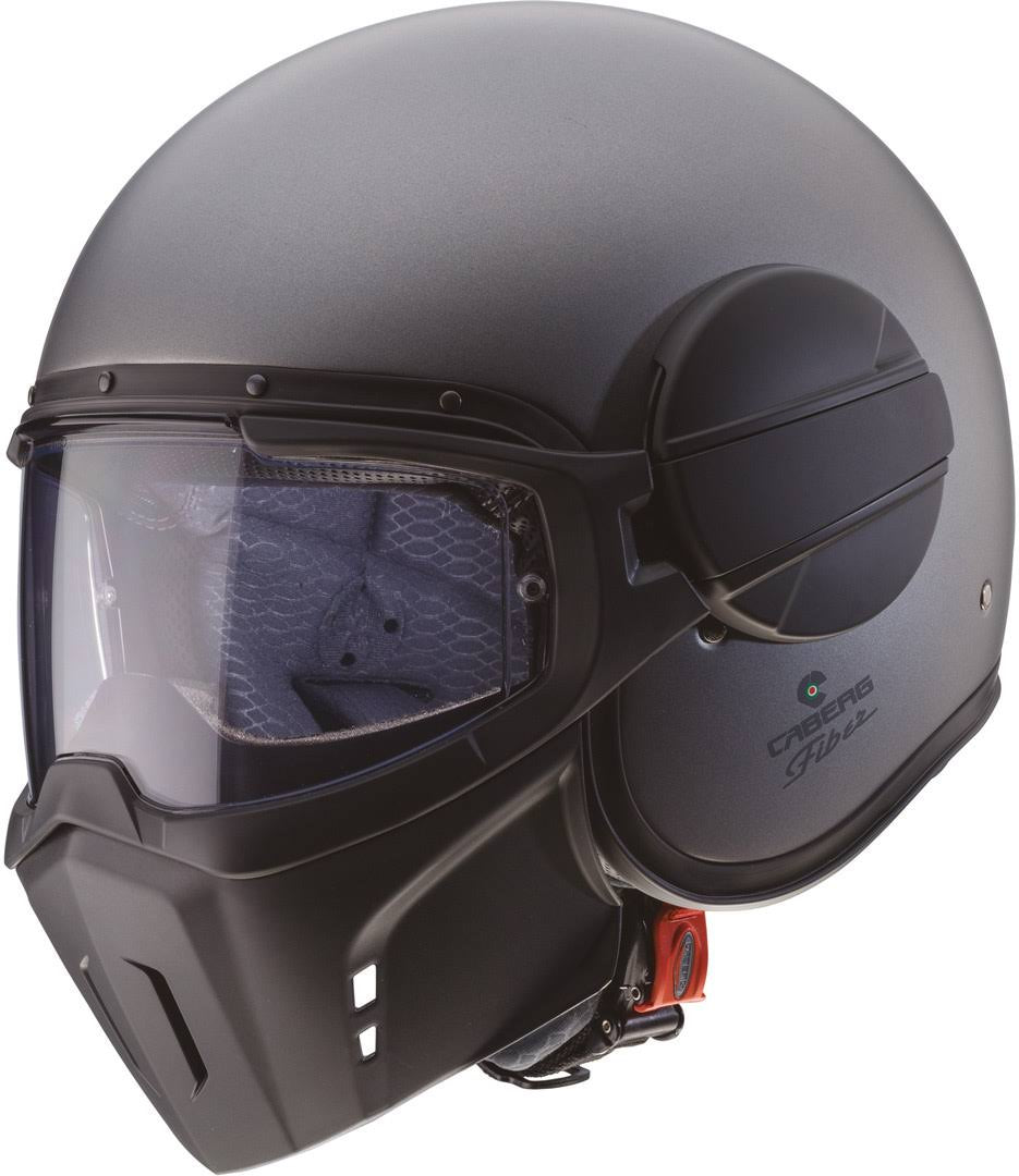 Jet Helmet Matt Gun Metal Size S A602