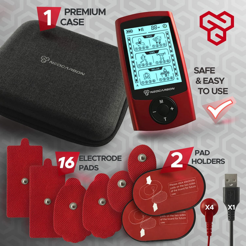 16 Electrode Pads TENS EMS Muscle Stimulator N315985
