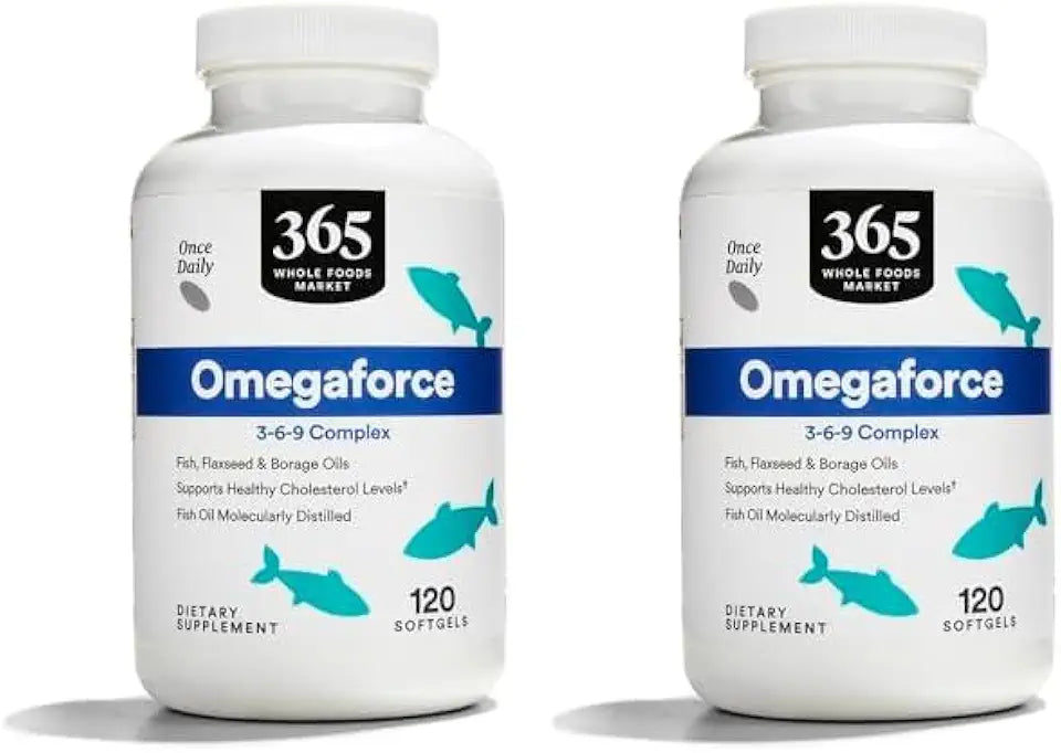 Omega 3 6 9 Complex 120 Softgels Pack of 2 M536