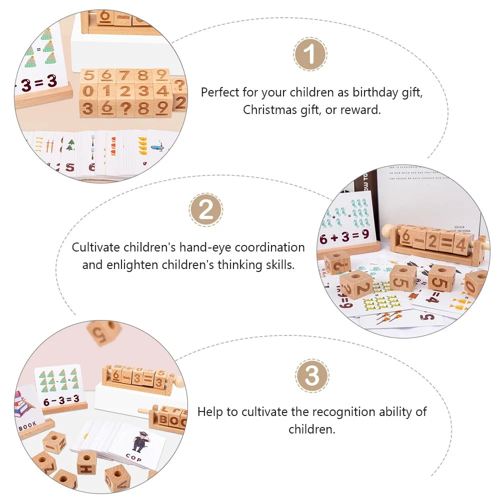 Wooden Learning String Toy Building Blocks L739
