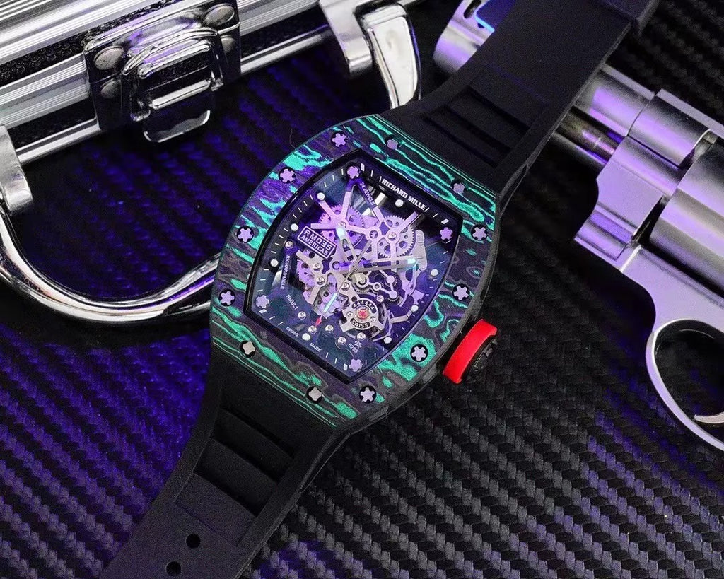 Black Rubber Strap Watch V836259
