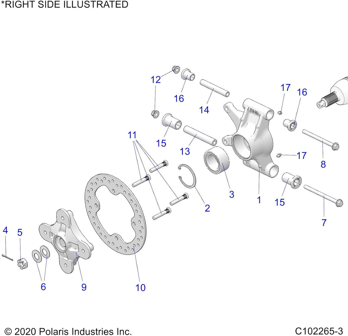 Genuine OEM Wheel Hub H2448