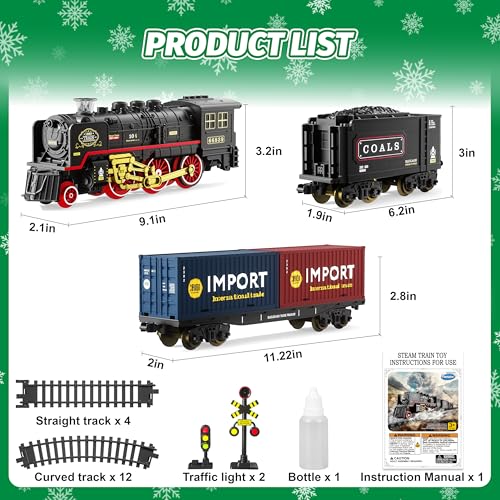 Electric Train Toy with Lights and Sound B741046
