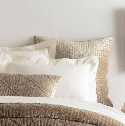 Euro Quilted Velvet Sham A7215