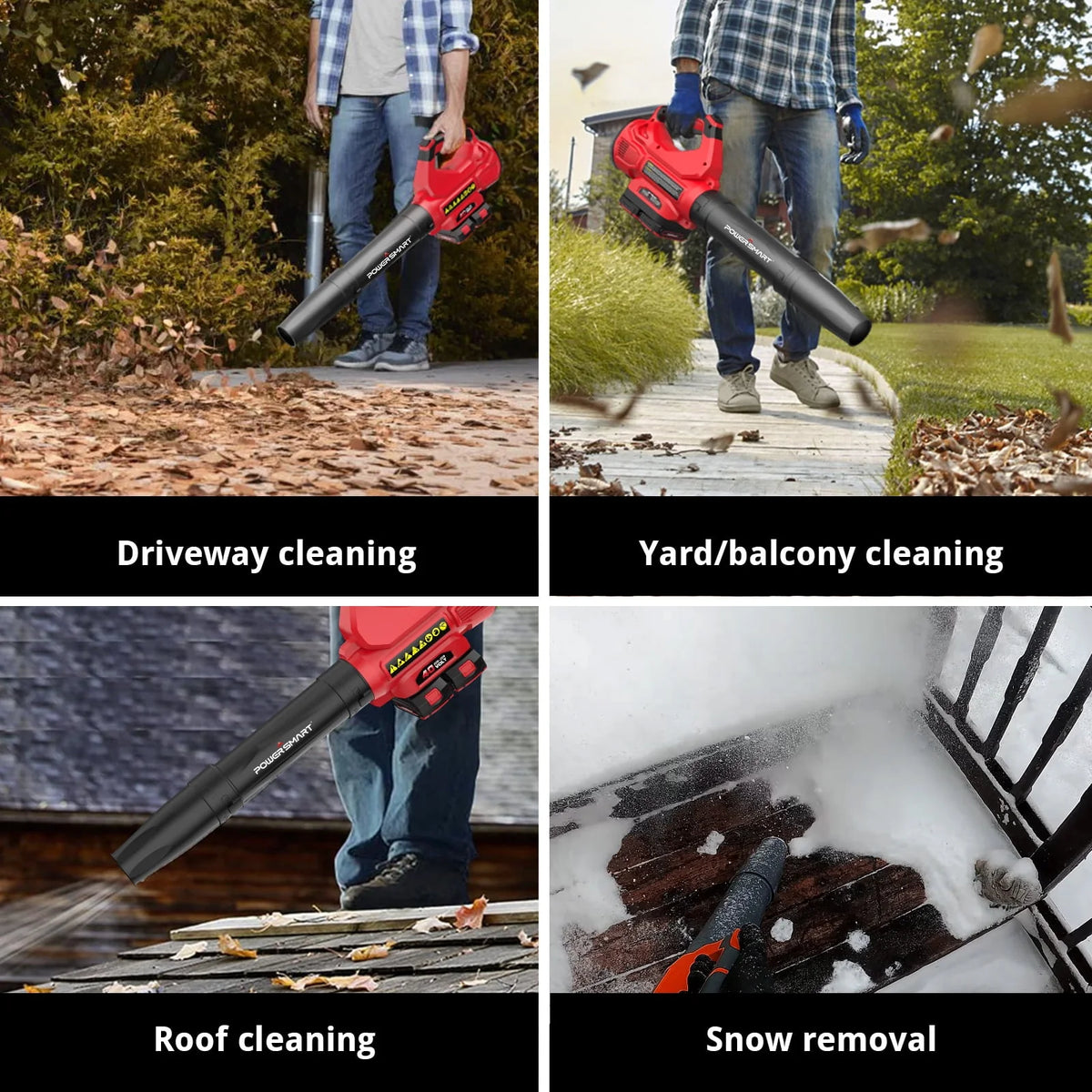 40V 450CFM 130MPH Cordless Leaf Blower B552