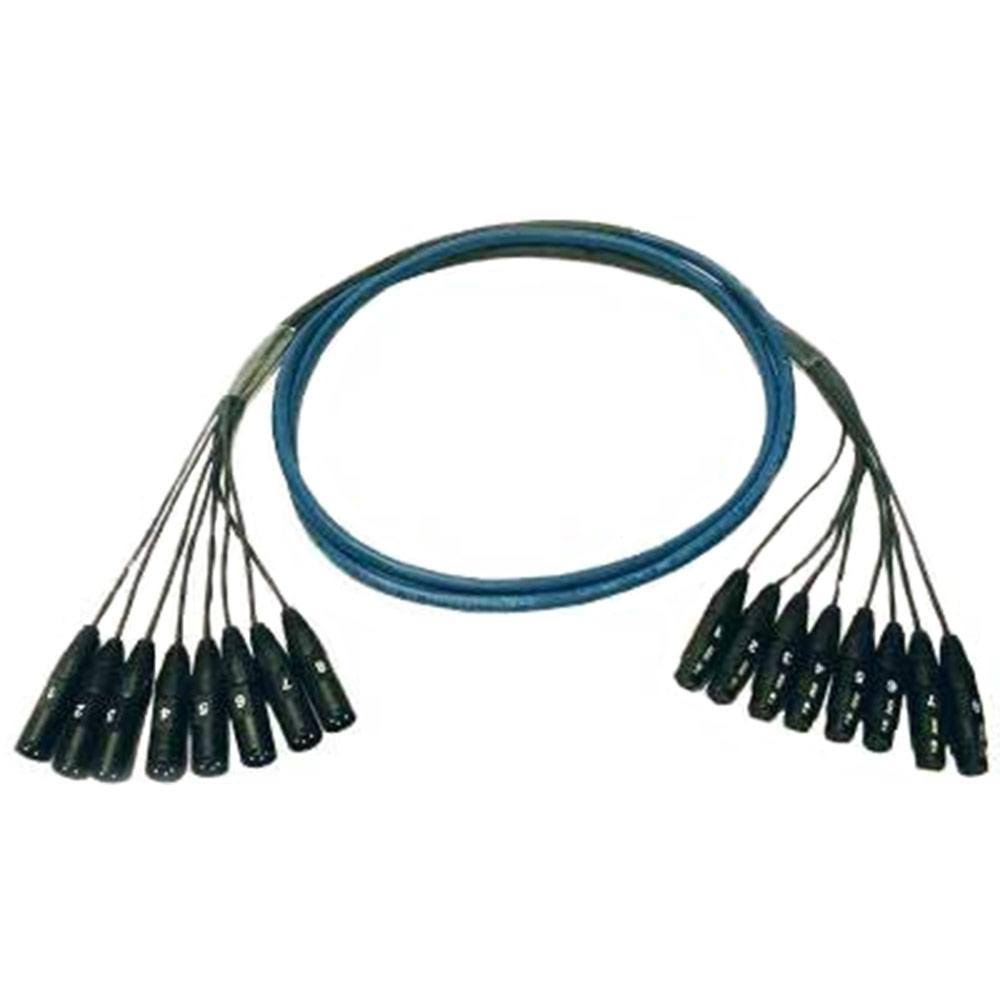 10& 8 CH 3-Pin XLR Male to Female Fanout Snake Cable O965