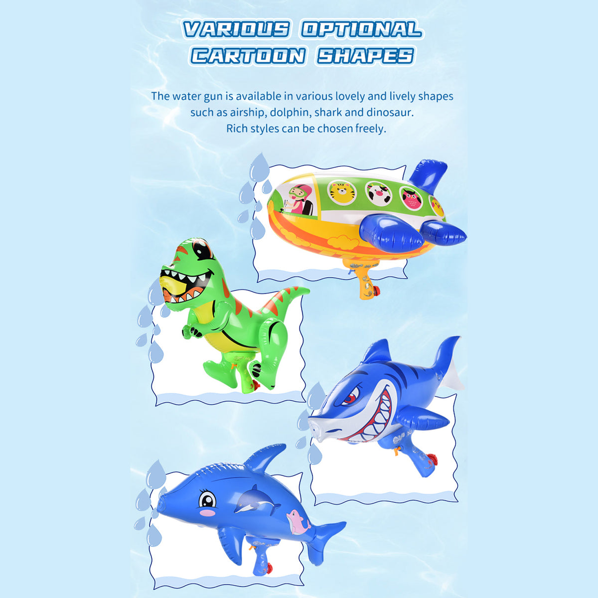 Blue Dolphin Inflatable Pool Hammer L629359