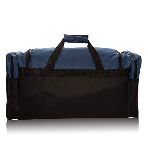 Gray and Black 25" Extra Large Travel Duffle Bag Z24366