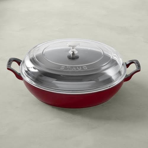 Enameled Cast Iron Everything Pan 3 1/2-Qt. Cranberry X570724