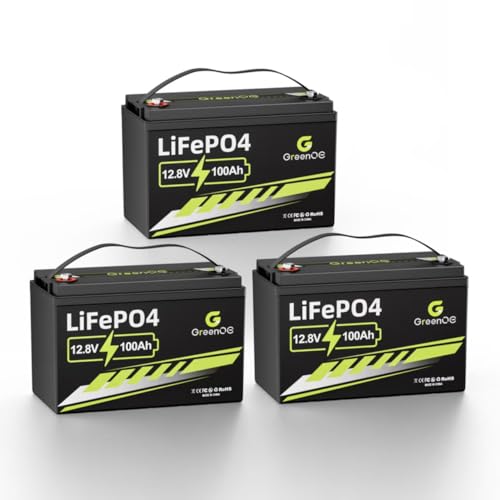12V 100Ah LiFePO4 Battery Group 31 With Built-in 100A BMS A628