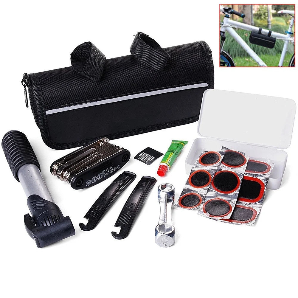16in1 Multi-function Bike Repair Tool Set With Pump Z56346