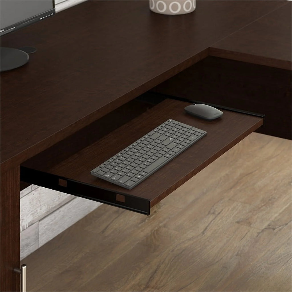 60" L Shaped Wood Desk H2535