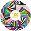 100 Pack 12"x12" Permanent Adhesive Vinyl C9624