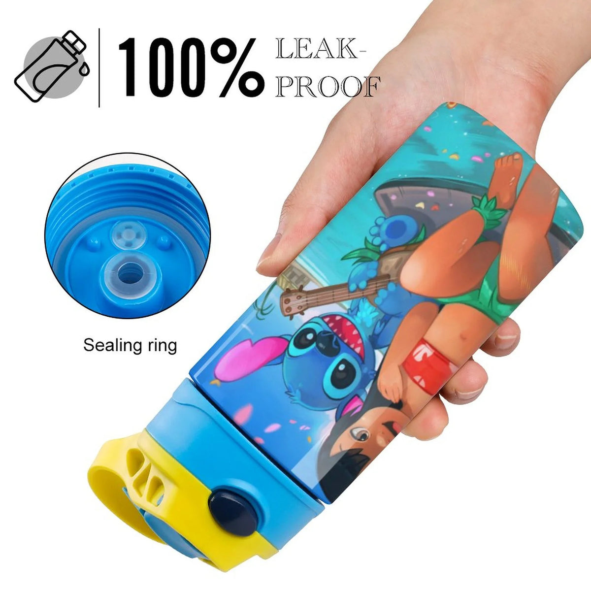 Stainless Steel Vacuum Insulated Water Bottle With Straw S7176
