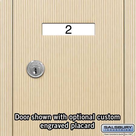 Vertical Mailbox - 3 Doors - Sandstone - Surface Mounted L92437
