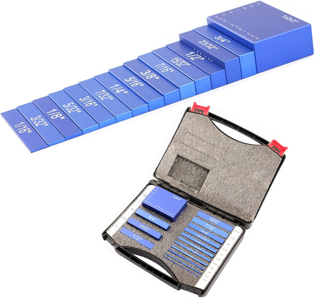 15 Pcs Precision Aluminum Router Table Setup Bars P747