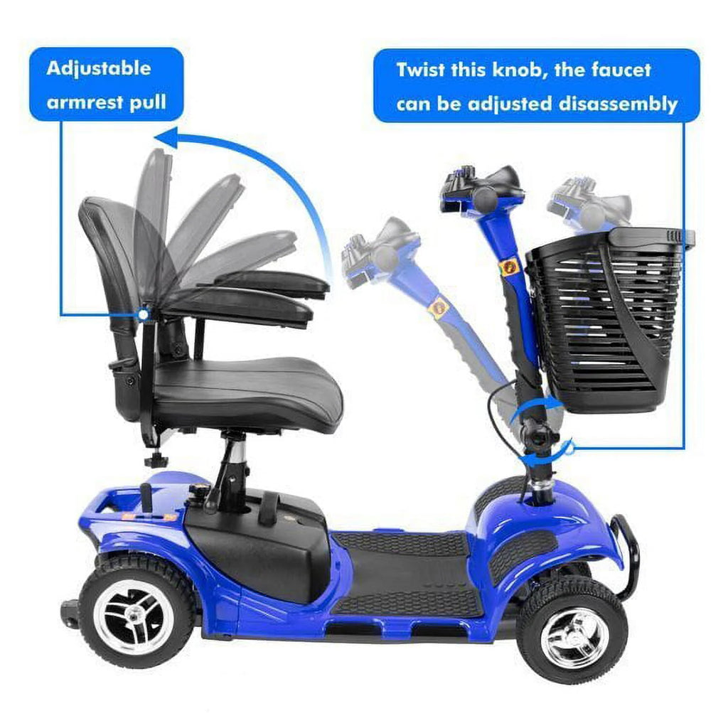 4 Wheel Folding Electric Mobility Scooter K2011