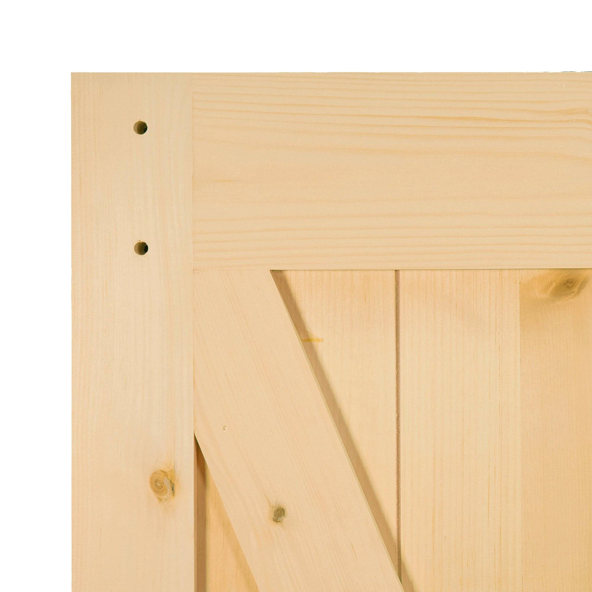 Solid Pine Unfinished Barn Door Slab Q2201