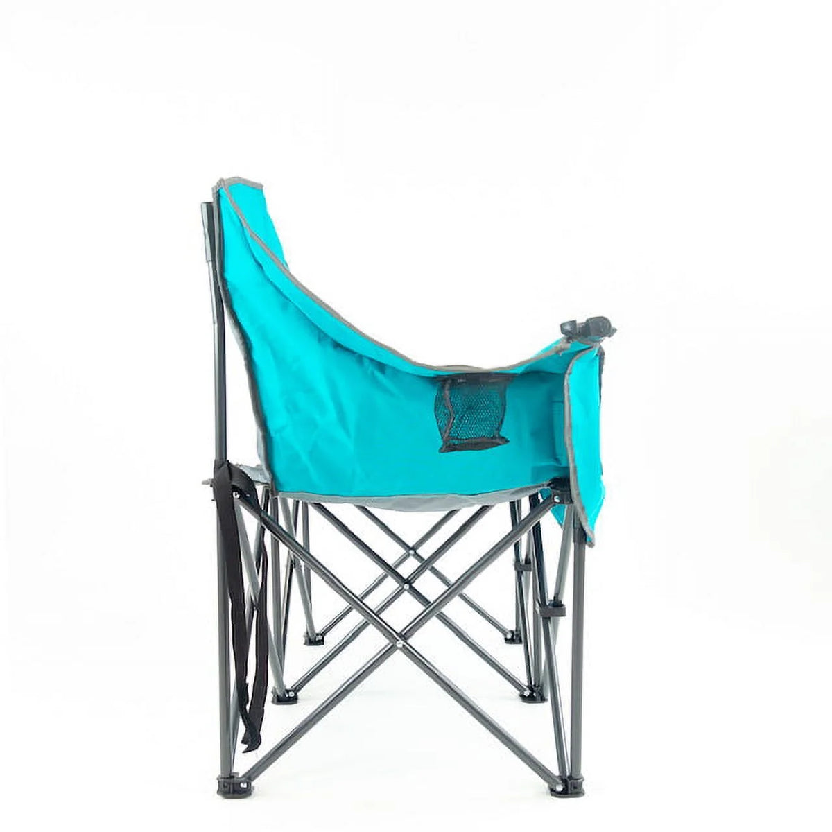 Teal Gray Two Seat Loveseat O889
