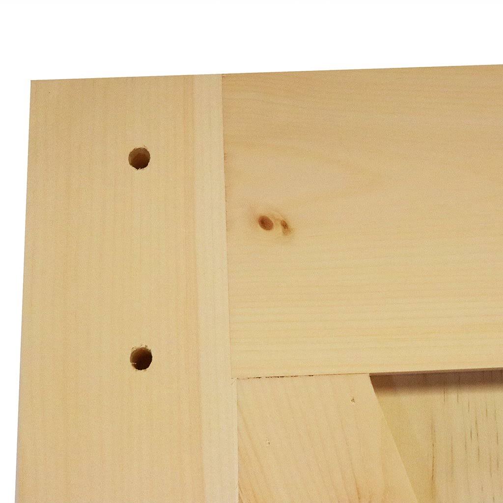 Solid Pine Unfinished Barn Door Slab Q2201
