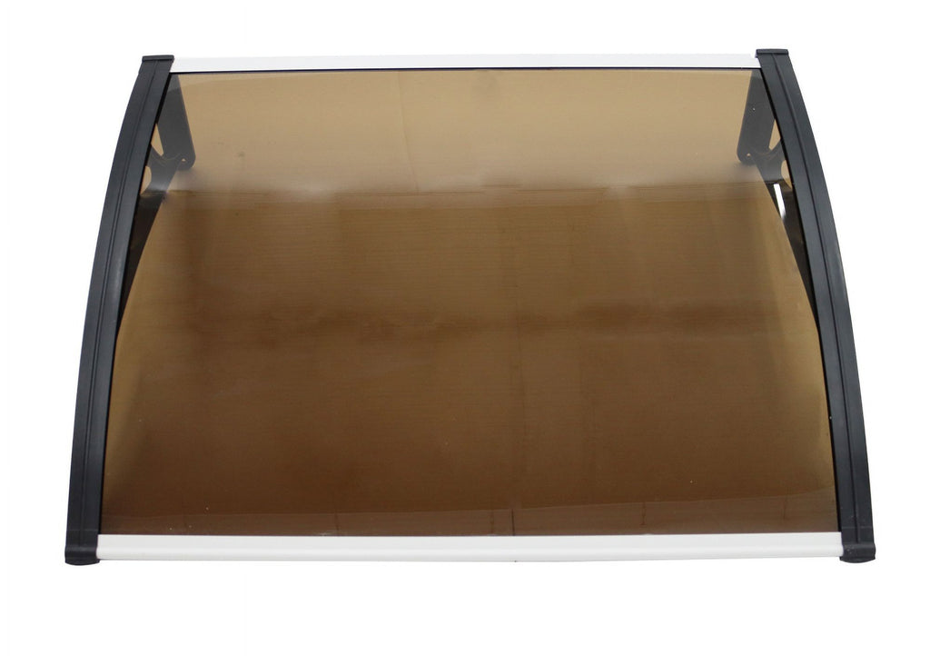 30"*40" Polycarbonate Awning Dark Brown I852