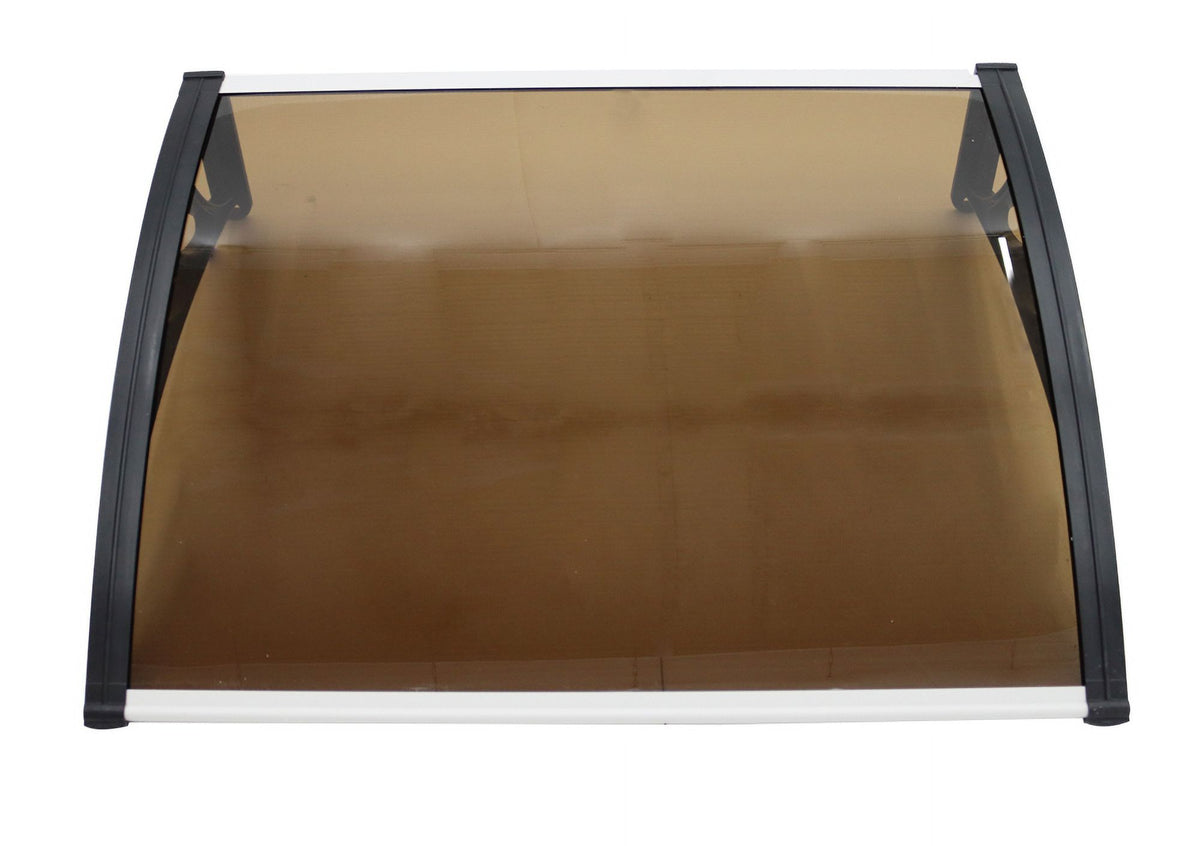 30"*40" Polycarbonate Awning Dark Brown I852