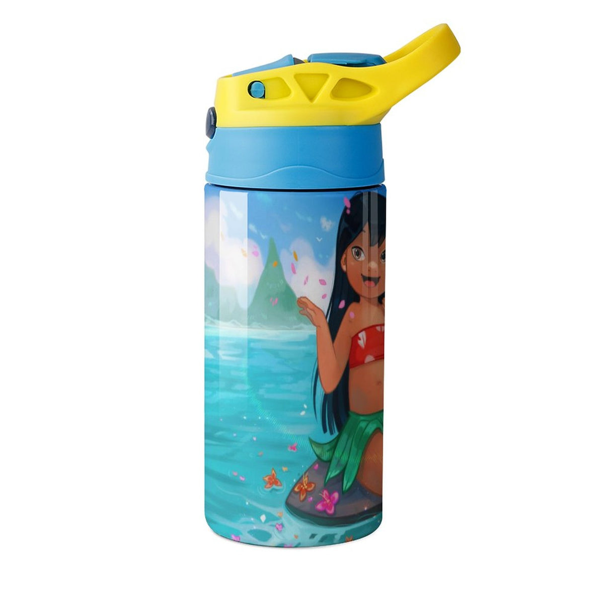 Stainless Steel Vacuum Insulated Water Bottle With Straw S7176