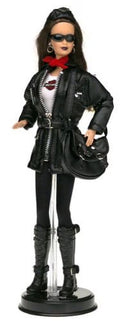 Brunette Barbie Doll Motorcycle C897556