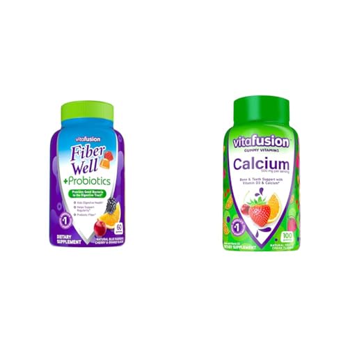 60 Count Fiber Well Probiotics Gummies E802361