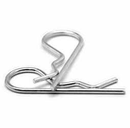 Hitch Pin Clip / Hairpin Cotter, Low Carbon Steel Zinc Plated, Pk 3000 W9002