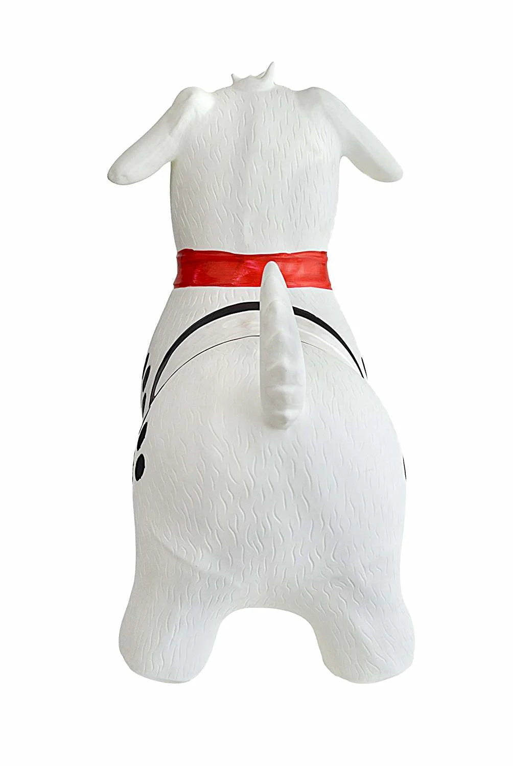 Black & White Dog Inflatable Hopper Toy with Pump Q510103