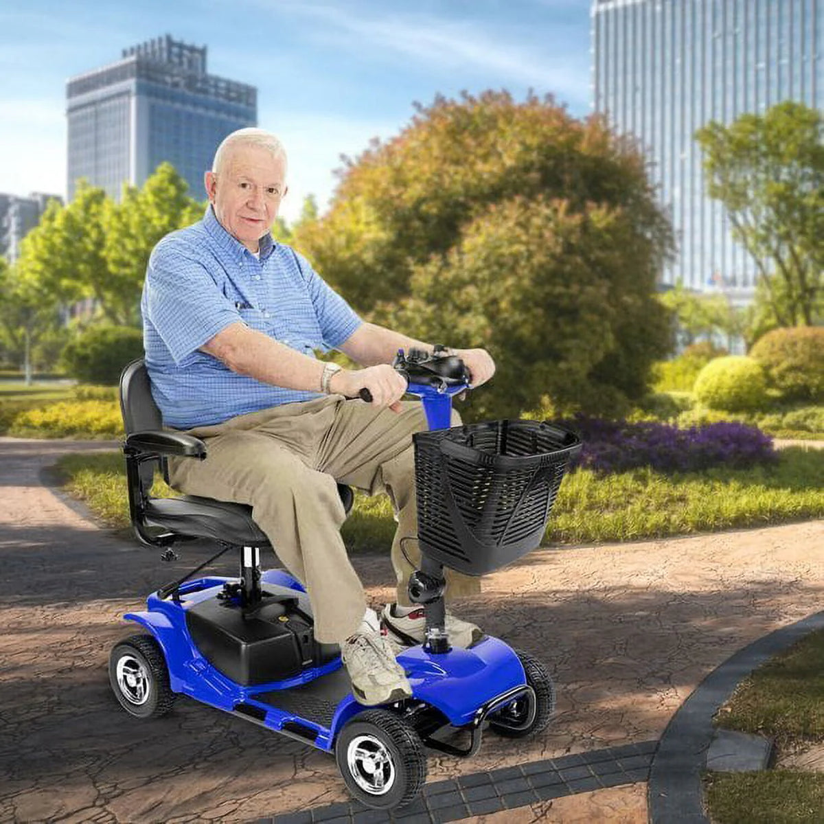 4 Wheel Folding Electric Mobility Scooter K2011