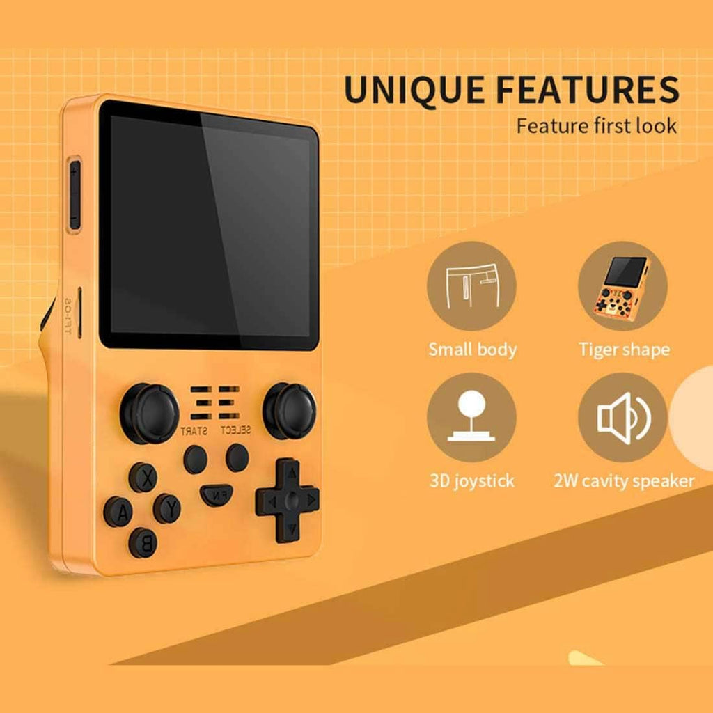 Yellow 3.5 Inch Handheld Game Console K40897