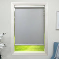 Light Gray Blackout Roller Shade Width: 44 P558