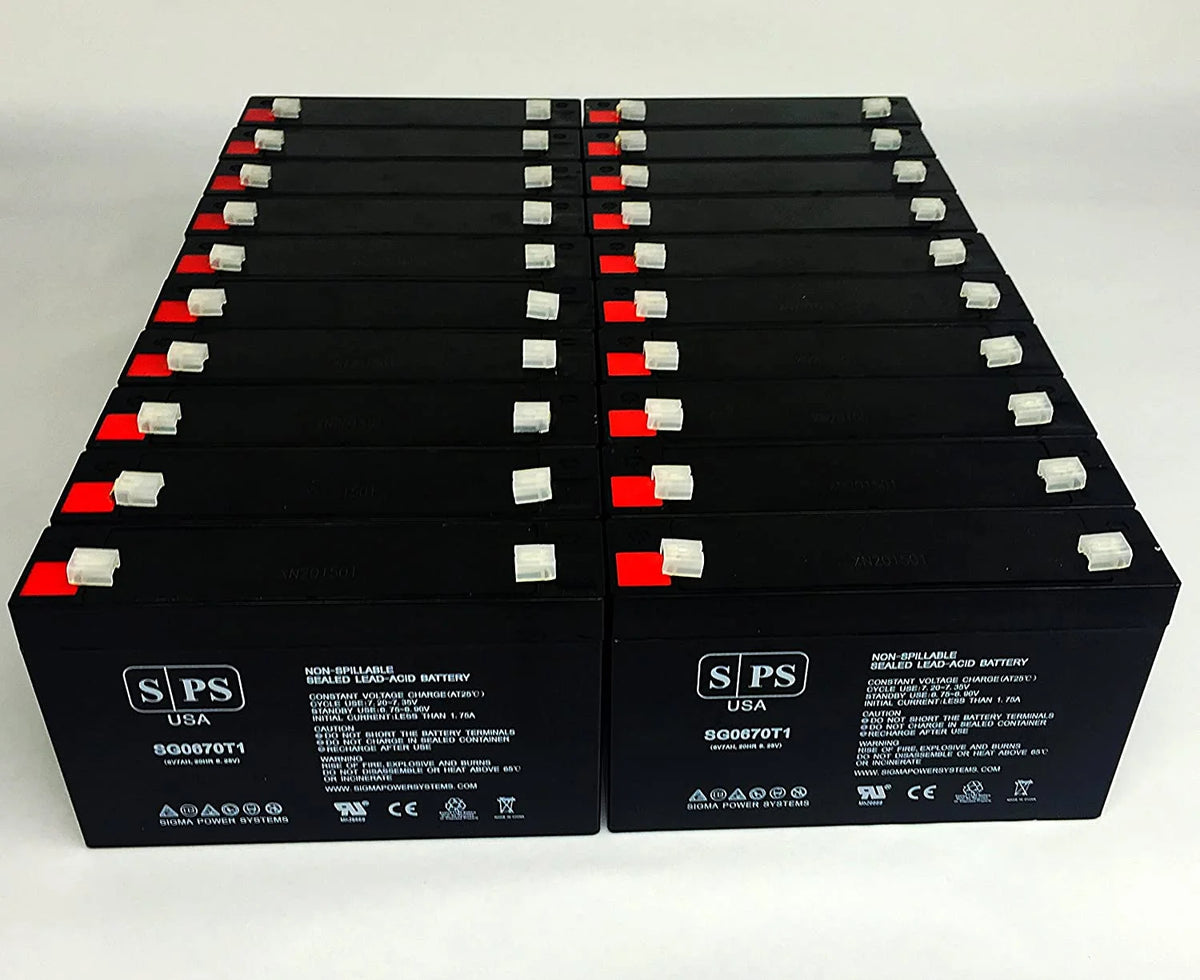 6V 7 Ah Replacement Battery 50 Pack Q184473