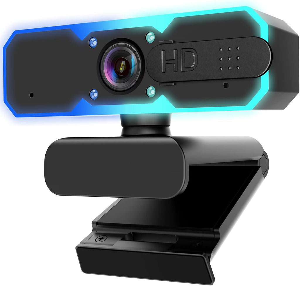 HD 1080p Webcam with Light and Microphone Z47180