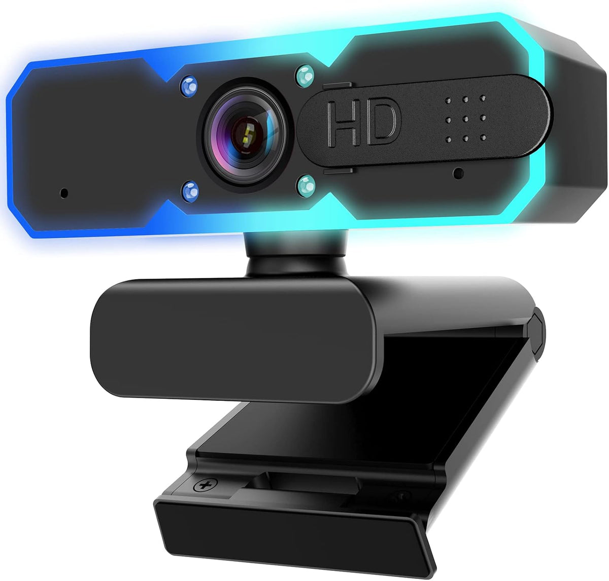 HD 1080p Webcam with Light and Microphone Z47180