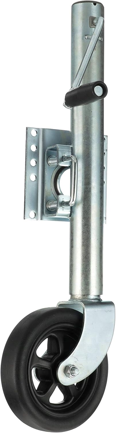 Fold Up Trailer Jack, 22-7/8 Inch Max. Lift, 1,500 Pound Max. Load, Pack of 2 L21145