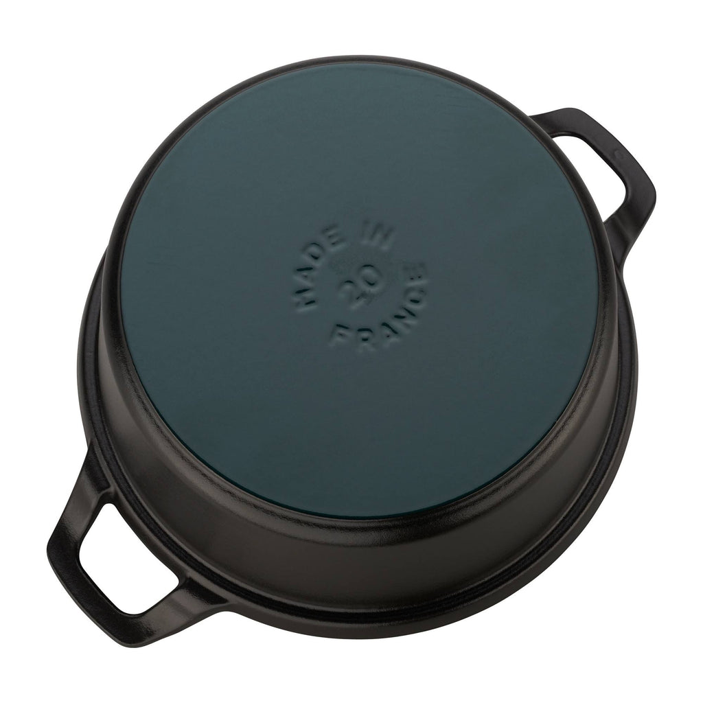 Cast Iron 2.75-qt Round with Glass Lid - Matte Black K11850
