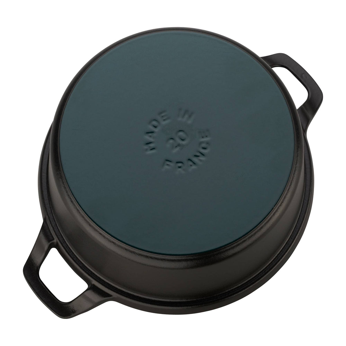 Cast Iron 2.75-qt Round with Glass Lid - Matte Black K11850
