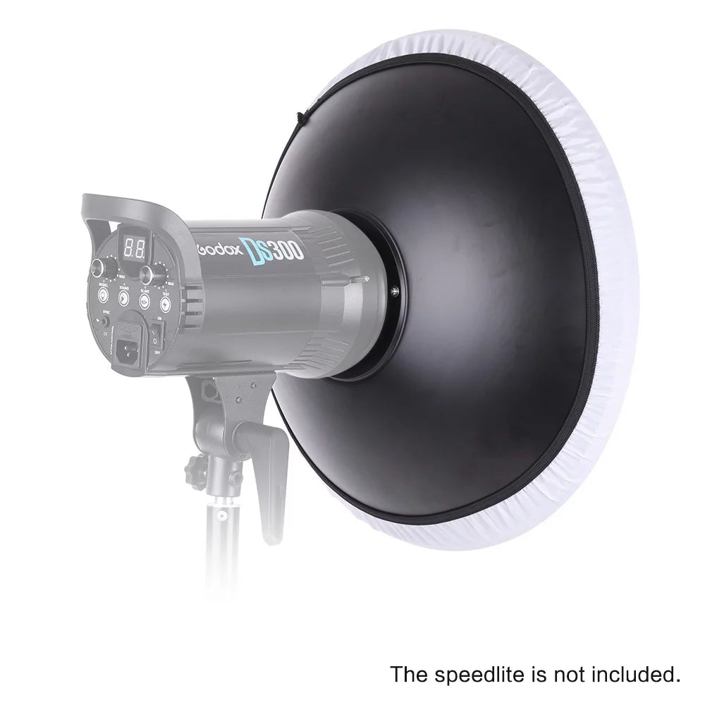 41cm Speedlite Strobe Lighting Diffuser Beauty Dish Lampshade Bowens Mount X3678