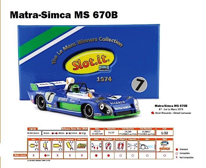 Matra-Simca MS 670B Le Mans 1974 K585467