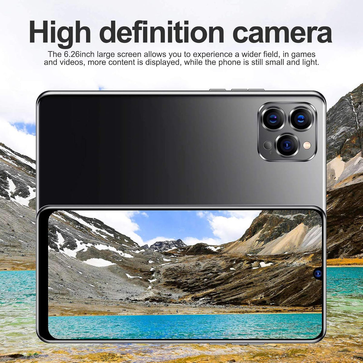 Unlocked Android Smartphone 6.26Inch 1+8GB Dual Card Black M20231