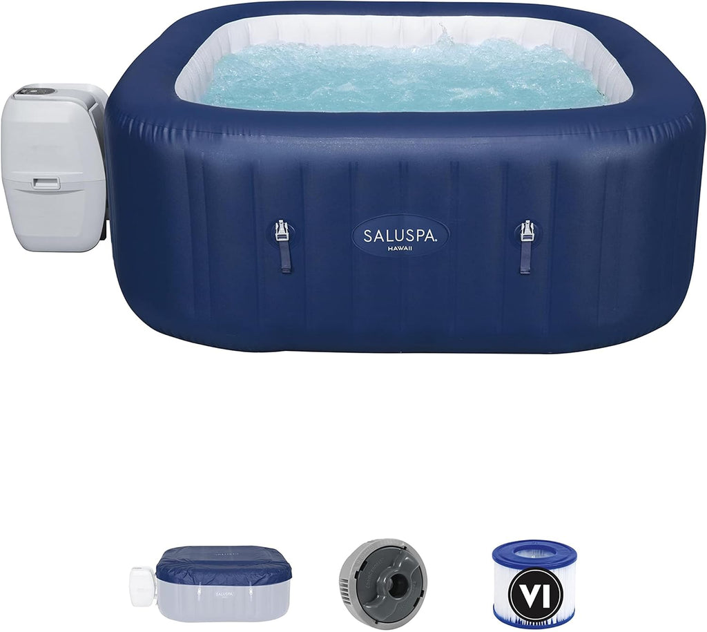 6 Person Inflatable Hot Tub Spa with Air Jets Z90462