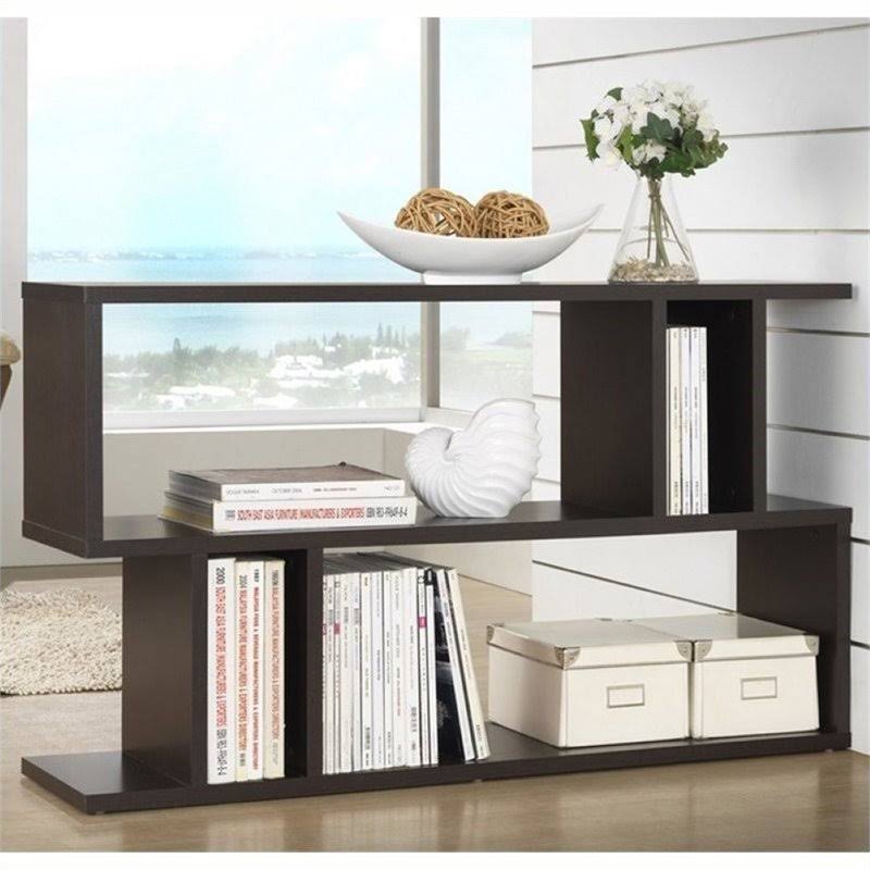 2 Shelf Bookcase in Espresso V96644