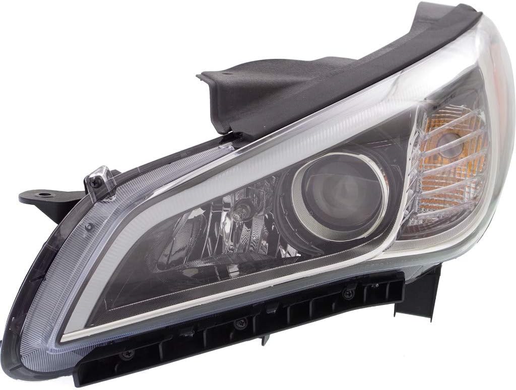 Driver Side Halogen Headlight for Hyundai Sonata 2015 2016 2017 L49649