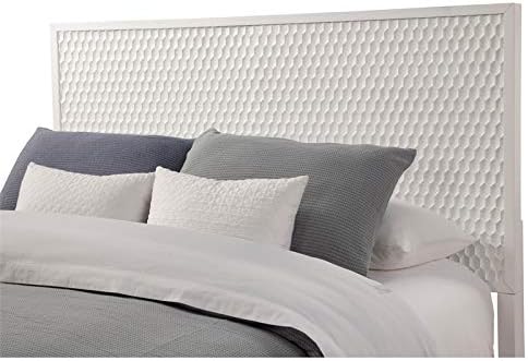 White Pearl California King Wood Headboard W272