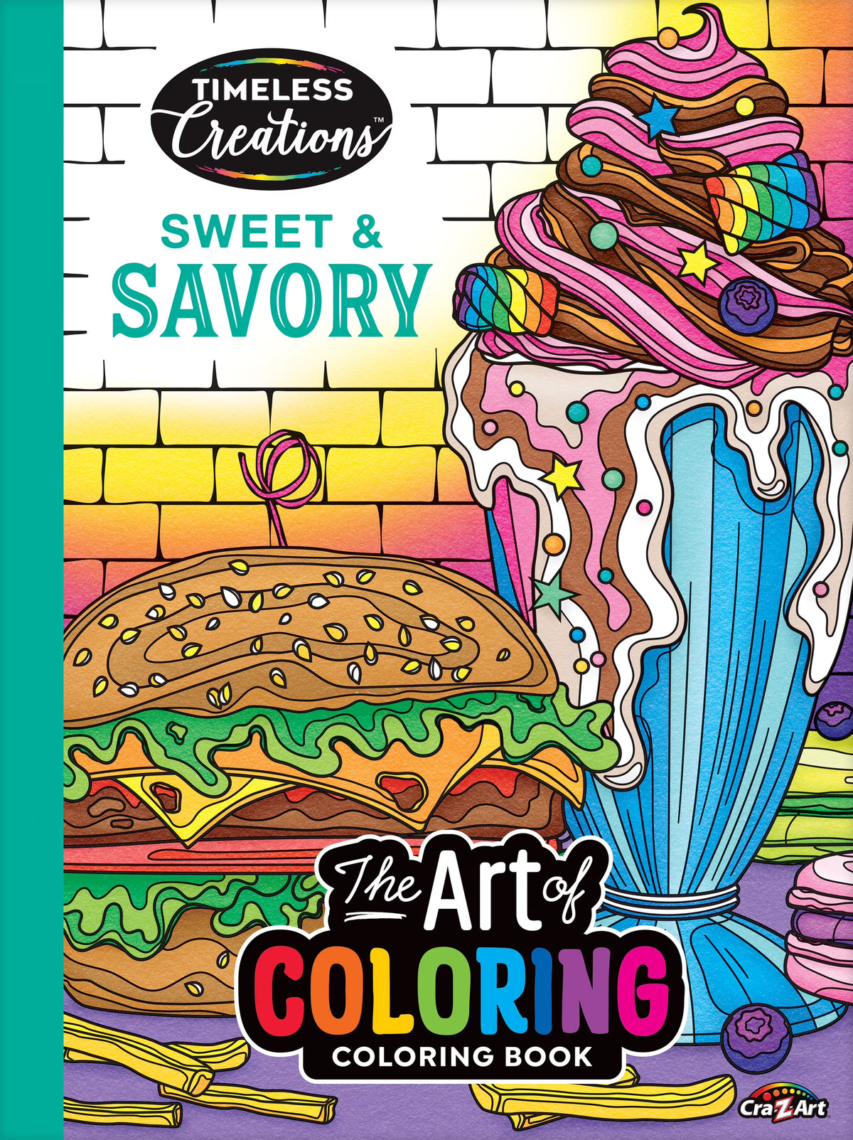 Sweet & Savory Adult Coloring Book, 64 Pages X90913