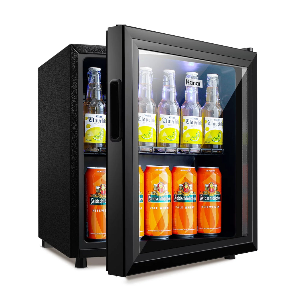62-Can Beverage Refrigerator and Cooler with Glass Door N789