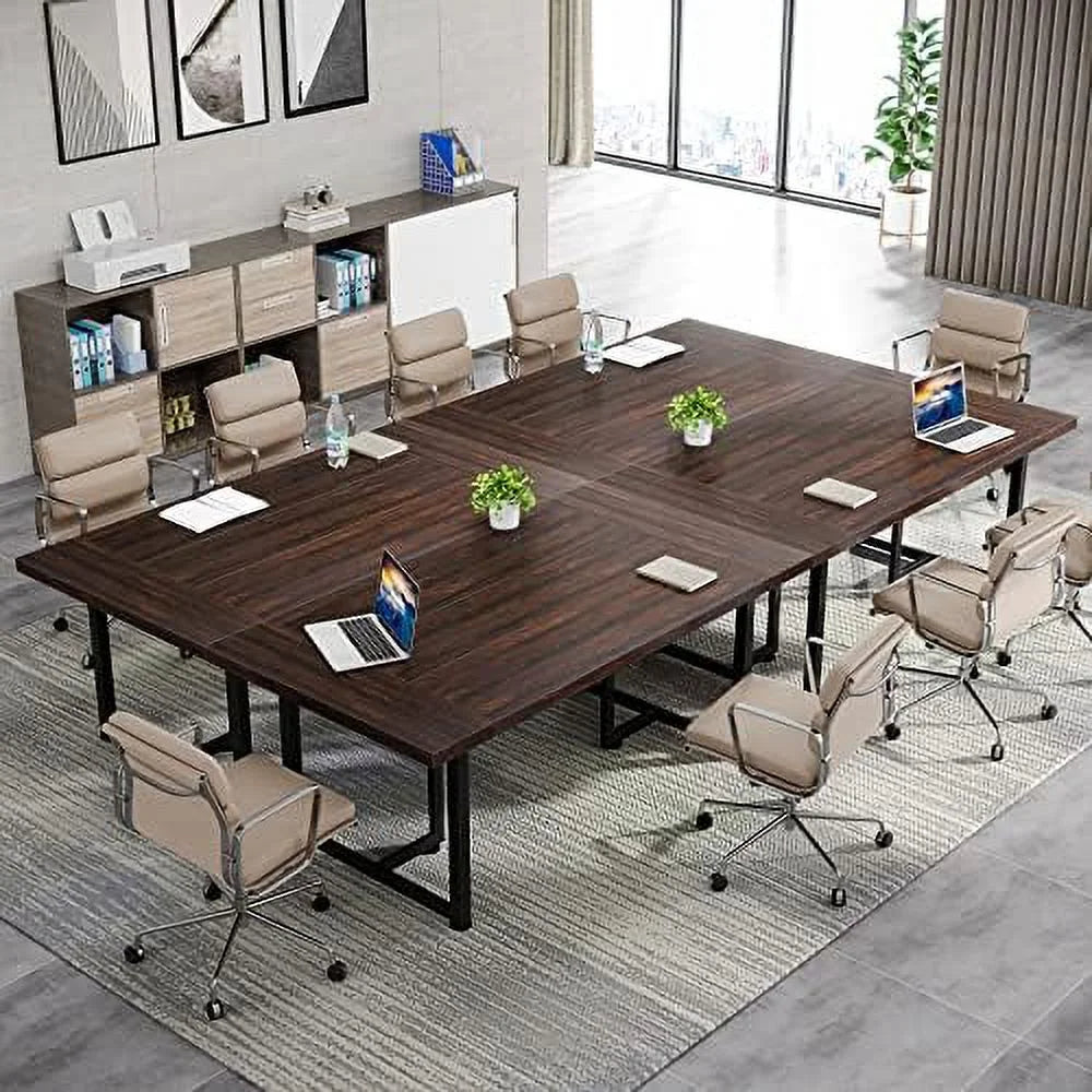 Brown Wooden Executive Desk B338